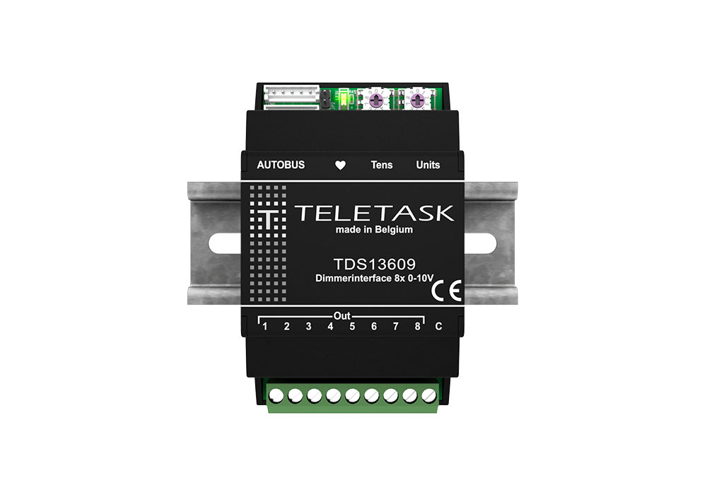 Dimmer interface 8 x 0-10V output